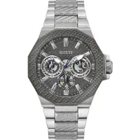 GUESS Analoog horloge ' INDY ' grijs / zilver