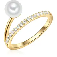 Valero Pearls Ring goud / zilver / parelwit