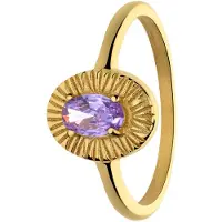 Lucardi Ring goud / lila
