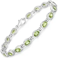 Rafaela Donata Armband groen / zilver