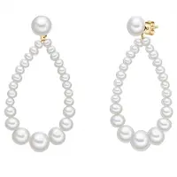 Valero Pearls Oorbellen wit