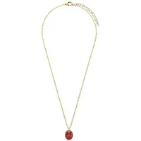 Lucardi Ketting goud / karmijnrood