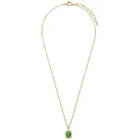 Lucardi Ketting goud / donkergroen