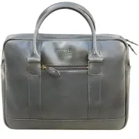 Buckle & Seam Aktentas 'Everett' stone grey