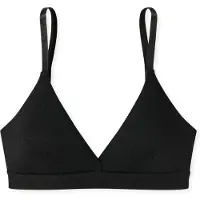 Schiesser BH ' Pure Rib ' zwart