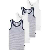 Schiesser Onderhemd ' Original Classics ' blauw / wit