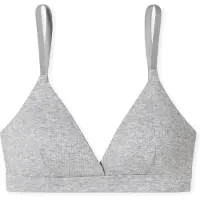 Schiesser BH ' Pure Rib ' grijs gemêleerd