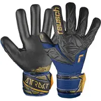 Reusch Sporthandschoenen 'Attrakt Gold X NC' blauw / goud / zwart