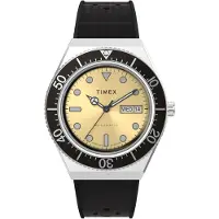 Timex Analoog horloge 'M79' goud / zwart / zilver