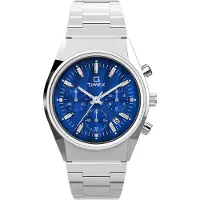 Timex Analoog horloge donkerblauw / zilver
