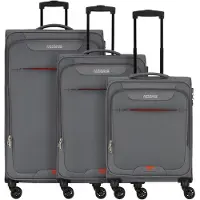American Tourister Kofferset 'Street Roll' grijs