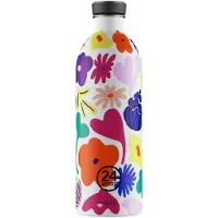 24Bottles Drinkfles '1000 ml' gemengde kleuren / wit