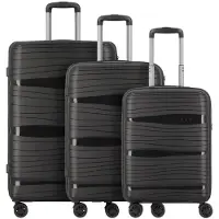 D & N Kofferset 'Travel Line 4300 ' zwart