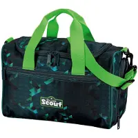 Scout Sporttas groen / donkergroen / zwart / wit
