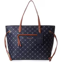 Lazarotti Shopper 'Palermo' blauw / bruin