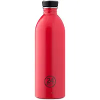 24Bottles Drinkfles '1000 ml' bloedrood / zwart