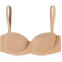 Schiesser BH ' Bandeau mit Schale - Unique Micro ' beige