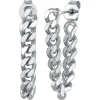 Elli Oorbellen 'Gliederkette' zilver