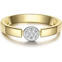 Rafaela Donata Ring goud / wit