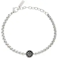 Breil Armband zwart / zilver