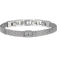 Breil Armband zwart / zilver