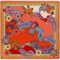 Roeckl Doek 'SUMMER VIBES' blauw / groen / lila / oranje