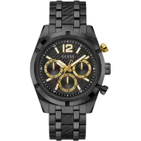 GUESS Analoog horloge goud / zwart