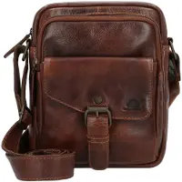 Greenburry Schoudertas 'Rugged' bruin
