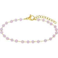 Lucardi Armband 'Essentials' goud / lila