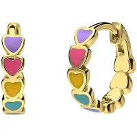 Lucardi Sieraden 'Colourful' goud / gemengde kleuren
