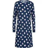 Mey Nachthemd donkerblauw / grijs / wit
