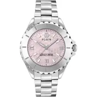 Philipp Plein Watches Analoog horloge 'Heaven' rosa / zilver