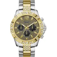 GUESS Analoog horloge 'Majestic' goud / zilver