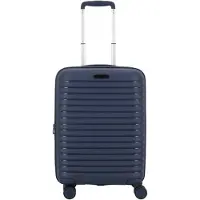 D & n lederwaren Trolley donkerblauw