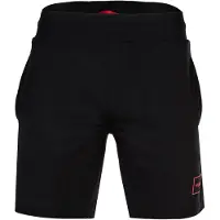 HUGO Loungewearshorts van stretchkatoen met logoprint Maat XXL