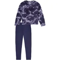 Schiesser Nachtkledij donkerblauw / lila