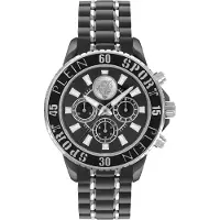 Plein sport Analoog horloge grijs / antraciet / zwart / zilver