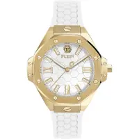 Philipp Plein Analoog horloge goud / wit