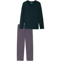 Schiesser Pyjama ' UNCOVER Nightwear ' nachtblauw