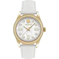 Philipp Plein Watches Analoog horloge 'Queen' goud / wit