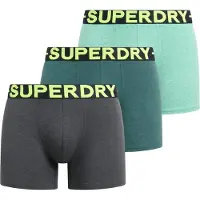 Superdry Boxershorts groen gemêleerd