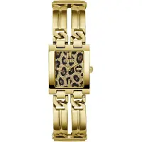 GUESS Analoog horloge 'MOD ID' brons / goud / zwart