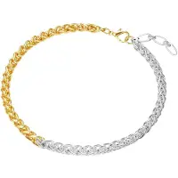 Lulu & Jane Ketting goud / zilver