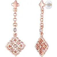 Lulu & Jane Oorbellen rose-goud