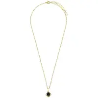 Lucardi Ketting 'Weinlese' goud / zwart / wit