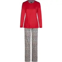 Happy Shorts Pyjama ' XMAS ' blauw / grijs / rood
