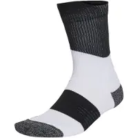 Adidas Sportsokken 'RunxBoost' grijs gemêleerd / zwart / wit