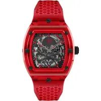 Philipp Plein Analoog horloge donkerrood / zwart