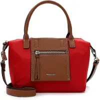 Tamaris Handtas 'Fabrizia' bruin / rood
