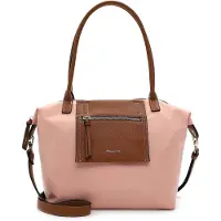 Tamaris Shopper 'Fabrizia' bruin / rosa